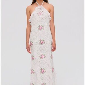 For love and lemons Bordeaux dress